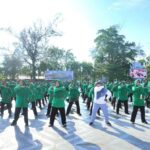 Senam Sehat HUT TNI ke-80 di Langsa, PT CMN Anak Usaha Holding Perkebunan Nusantara Hadirkan Edukasi Kesehatan