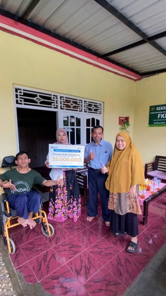 Wujud Kepedulian Sosial, Holding Perkebunan Nusantara Melalui PTPN I Regional 3 Dukung Mobilitas Penyandang Disabilitas