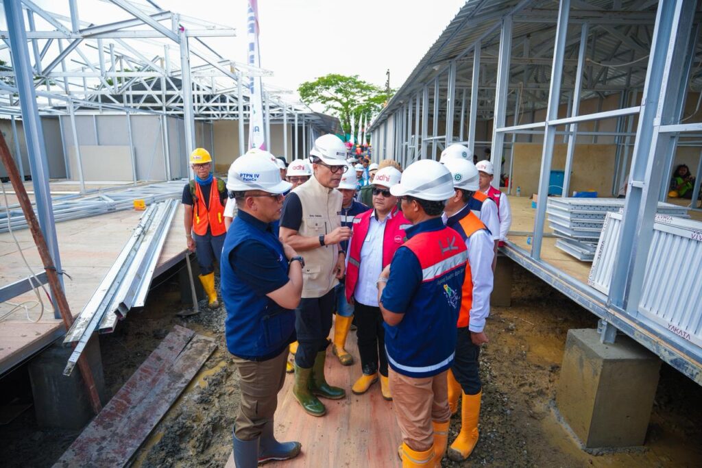 Holding Perkebunan Nusantara Dukung Percepatan Pembangunan 600 Huntara Pascabanjir di Aceh Tamiang