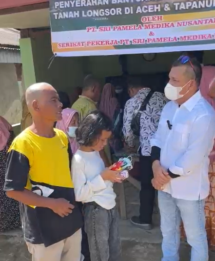 Melalui Sri Pamela Group, Holding Perkebunan Nusantara Hadir Bantu Korban Bencana di Batang Toru