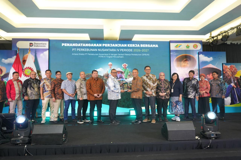 Holding Perkebunan Nusantara Dorong Sinergi SDM, PTPN IV PalmCo Resmikan PKB 2026–2027