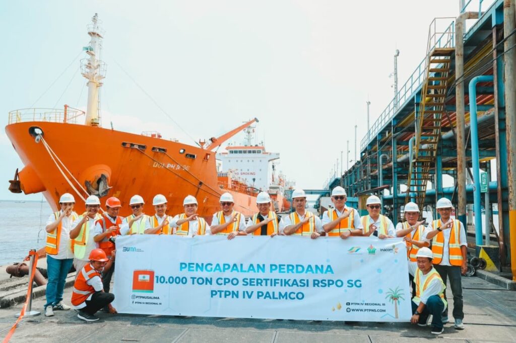 PTPN IV PalmCo, Subholding PTPN III (Persero) Raup USD 10,5 Juta dari Penjualan CPO Bersertifikasi RSPO