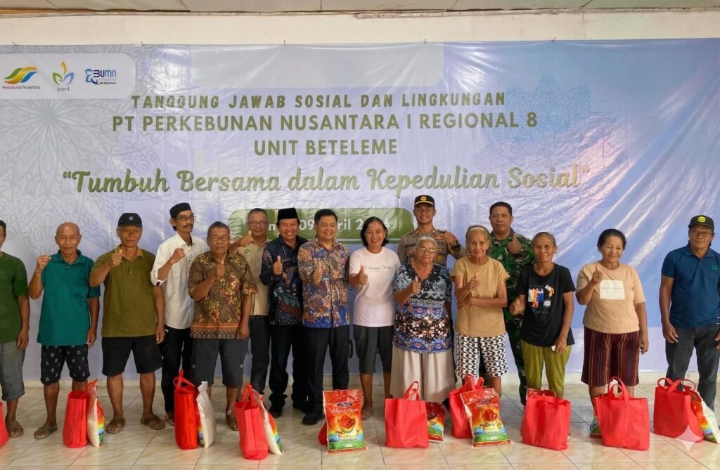 Holding Perkebunan Nusantara Perkuat Sinergi Sosial, PTPN I Regional 8 Salurkan Bantuan di Morowali Utara