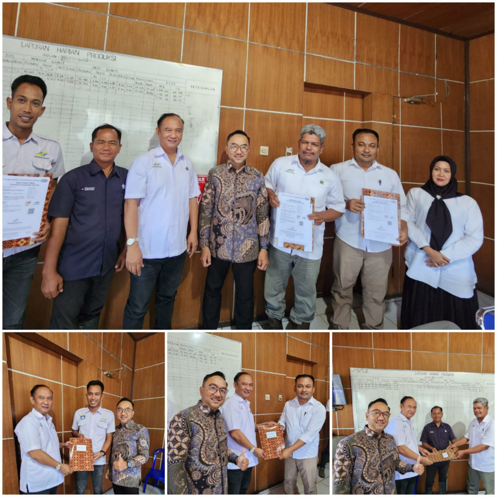 PTPN Group melalui PTPN IV Regional V Terima Tiga Sertifikat ISPO, Perkuat Komitmen Perkebunan Berkelanjutan di Kalimantan Timur