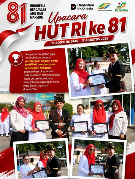 Upacara Peringatan HUT ke-81 Kemerdekaan Republik Indonesia, PT Sri Pamela Medika Nusantara Kobarkan Semangat Kebangsaan