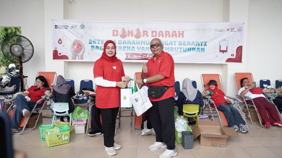 PTPN IV Regional III, Anak Usaha Holding Perkebunan Nusantara, Kumpulkan 81 Kantong Darah pada Penutupan Porseni HUT ke-81 RI