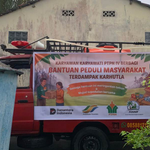Wujud Kepedulian PTPN Group, Karyawan PalmCo Bantu Warga Terdampak Karhutla di Kalimantan